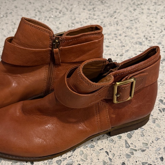 Franco Sarto Brown Ankle Boots - Picture 6 of 6